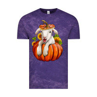 Cloud Purple fall pumpkin lamb nancy cooper Vintage Tee - NancyCooperArtShop