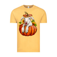 Vintage Mustard fall pumpkin lamb nancy cooper Vintage Tee - NancyCooperArtShop