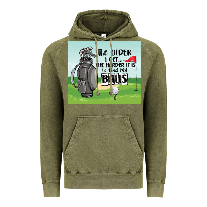 Funny Golf Vintage Hoodie by MaliasSmallBusiness | Teevron