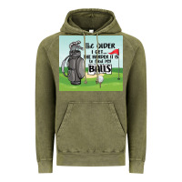 Vintage Olive funny golf Vintage Hoodie - MaliasSmallBusiness