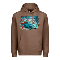Chestnut its the wonderful time of the year truck Premium Hoodie - CowGirlArtShop