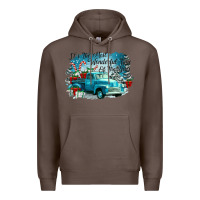 Coffee its the wonderful time of the year truck Premium Hoodie - CowGirlArtShop