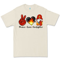 Bone peace love firefighter Premium Tee - Artiststas