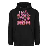 Black i wear pink for my mom Heavyweight Hoodie - CowGirlArtShop