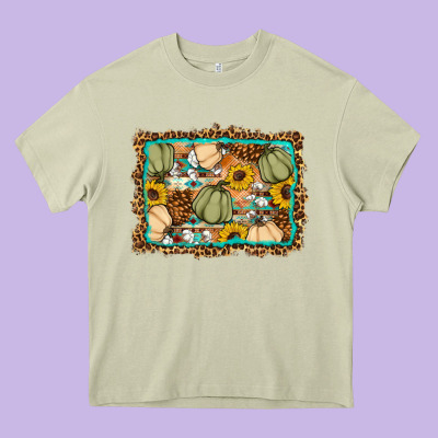 Fall Pumpkin Heavy Core Tee Designed By Artiststas