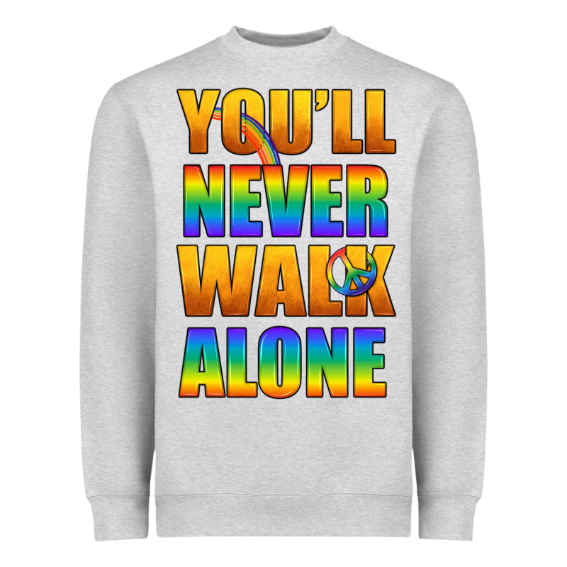 Lgbtq You'll Never Walk Alone With Peace Heavyweight Sweatshirt by BundleAndBundleShop | Teevron