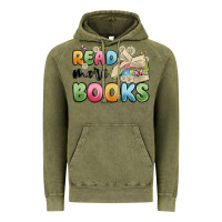 Vintage Olive read more books Vintage Hoodie - MaliasSmallBusiness