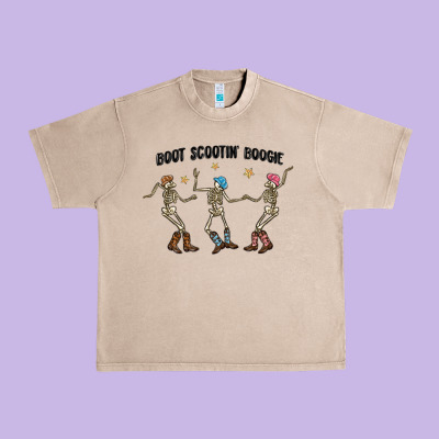 Boot Scctin' Boogie Urban Heavy Tee Designed By Maliassmallbusiness
