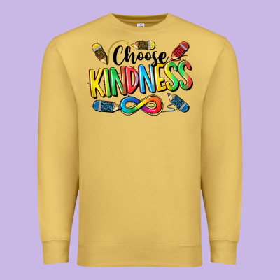 Chose Kindness Autism Premium Sweatshirt Designed By Cowgirlartshop