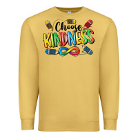 Antique Gold Chose Kindness Autism Premium Sweatshirt - CowGirlArtShop