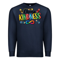 Navy Chose Kindness Autism Premium Sweatshirt - CowGirlArtShop