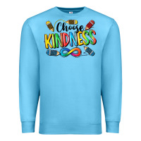 Ocean Blue Chose Kindness Autism Premium Sweatshirt - CowGirlArtShop