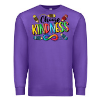 Purple Chose Kindness Autism Premium Sweatshirt - CowGirlArtShop