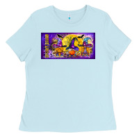 Baby Blue spooky squad mug Ladies Tee - BundleAndBundleShop