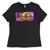 Black spooky squad mug Ladies Tee - BundleAndBundleShop