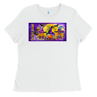 White spooky squad mug Ladies Tee - BundleAndBundleShop