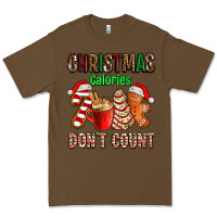Cacao christmas calories dont count with  christmas tree cake and cookies ad Premium Tee - AdoDesignShop