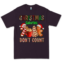 Plum christmas calories dont count with  christmas tree cake and cookies ad Premium Tee - AdoDesignShop