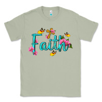Matcha faith with flower and butterfly Classic Tee - NancyCooperArtShop
