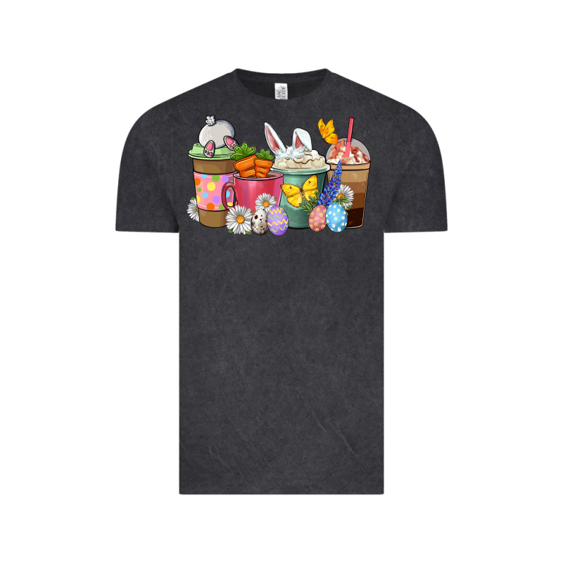 Easter Coffee Cups Vintage Tee by NancyCooperArtShop | Teevron