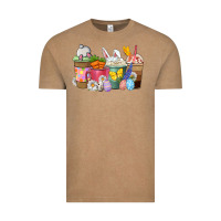 Vintage Coffee Easter coffee cups Vintage Tee - NancyCooperArtShop