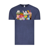 Vintage Denim Easter coffee cups Vintage Tee - NancyCooperArtShop