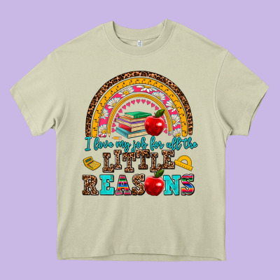 I Love My Job For All The Little Reasons Heavy Core Tee Designed By Adodesignshop