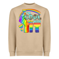 Mushroom Lgbtq İ'm Cool With İt Heavyweight Sweatshirt - BundleAndBundleShop