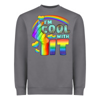 Storm Lgbtq İ'm Cool With İt Heavyweight Sweatshirt - BundleAndBundleShop