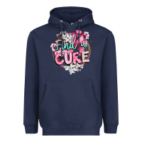 Navy find a cure cancer awareness Heavyweight Hoodie - CowGirlArtShop