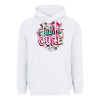 White find a cure cancer awareness Heavyweight Hoodie - CowGirlArtShop