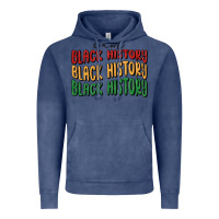 Vintage Denim i am black history Vintage Hoodie - MaliasSmallBusiness