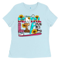 Baby Blue dental life Ladies Tee - Artiststas