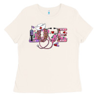 Bone valentines day nurse love Ladies Tee - RanaPortraitStore