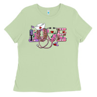 Matcha valentines day nurse love Ladies Tee - RanaPortraitStore