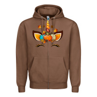 Chestnut Unicorn Fall Zipper Hoodie - texasbilliewilder