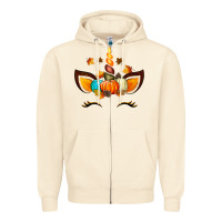 Sandshell Unicorn Fall Zipper Hoodie - texasbilliewilder