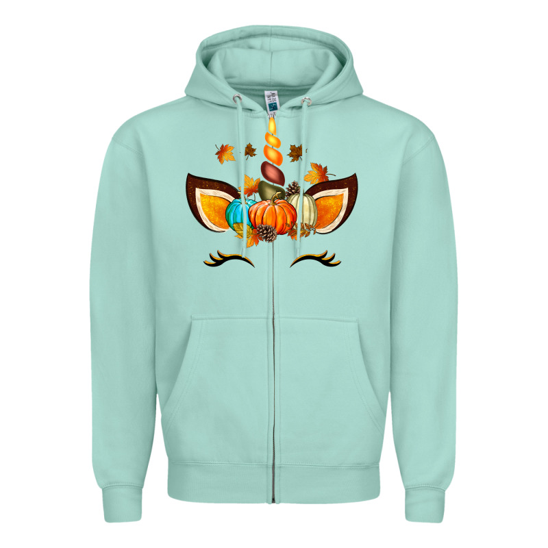 Unicorn Fall Zipper Hoodie by texasbilliewilder | Teevron
