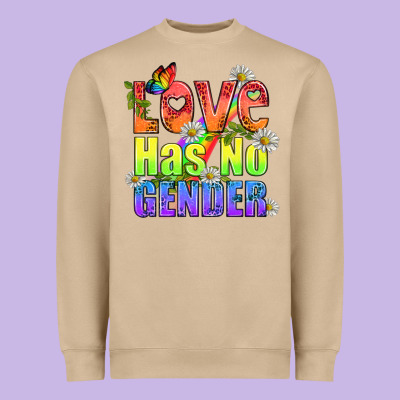 Love Has No Gender Pride Lgbtq Heavyweight Sweatshirt Designed By Bundleandbundleshop