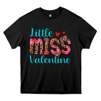 Black little miss valentine Heavy Core Tee - JahusDesignShop