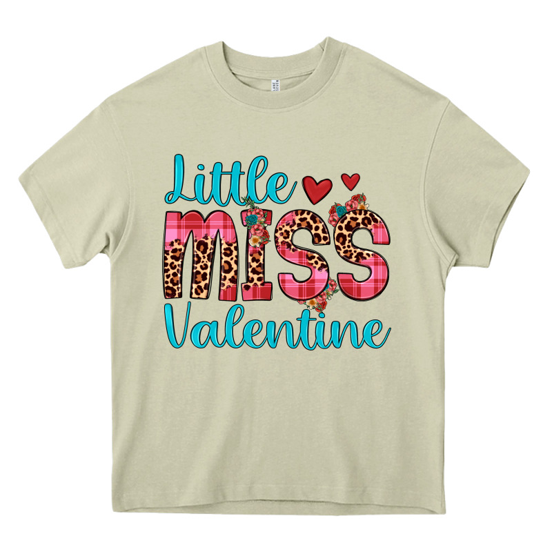 Little Miss Valentine Heavy Core Tee by JahusDesignShop | Teevron
