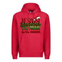 Cardinal jesus is the reason for the season Premium Hoodie - CowGirlArtShop