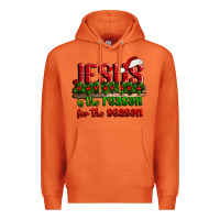 Carrot jesus is the reason for the season Premium Hoodie - CowGirlArtShop