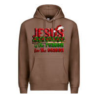 Chestnut jesus is the reason for the season Premium Hoodie - CowGirlArtShop