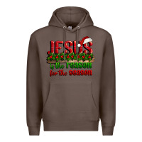 Coffee jesus is the reason for the season Premium Hoodie - CowGirlArtShop