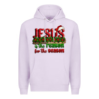 Lilac jesus is the reason for the season Premium Hoodie - CowGirlArtShop