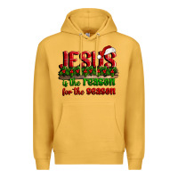 Mustard jesus is the reason for the season Premium Hoodie - CowGirlArtShop