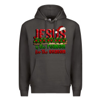 Smoke jesus is the reason for the season Premium Hoodie - CowGirlArtShop