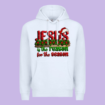 Jesus Is The Reason For The Season Premium Hoodie Designed By Cowgirlartshop