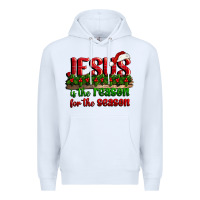 White jesus is the reason for the season Premium Hoodie - CowGirlArtShop